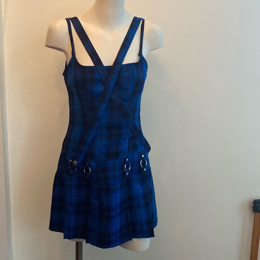 Vintage 90s Lip Service USA Plaid Dress